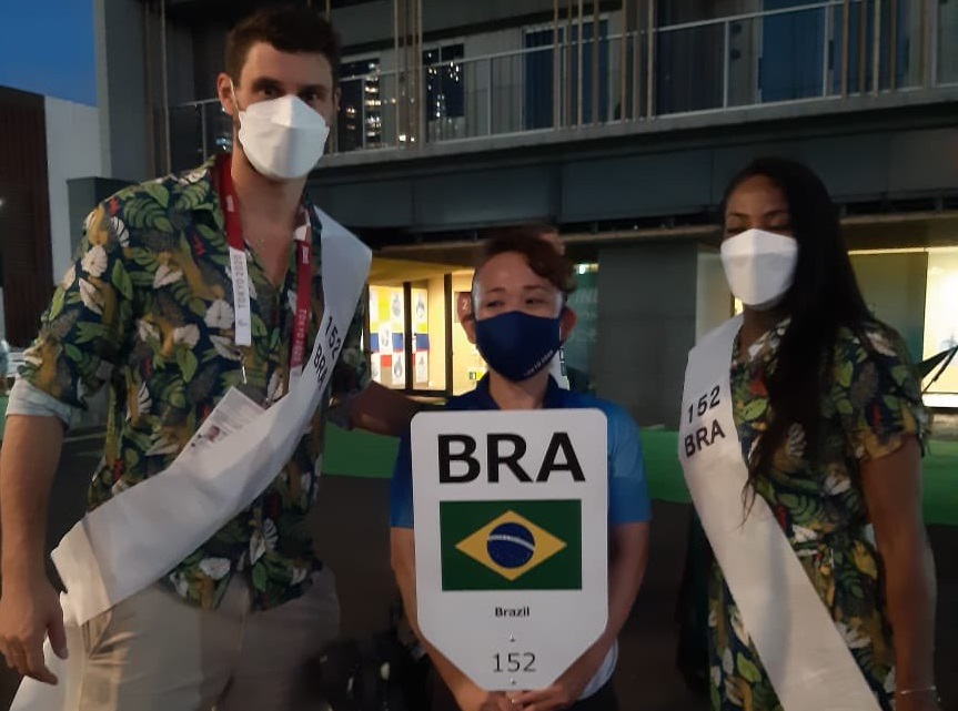Cerimônia de abertura Jogos Olímpicos Olimpíadas Time Brasil