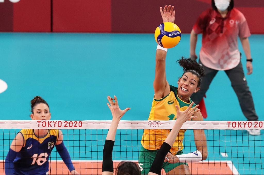 Brasil seleção brasileira feminina vôlei coreia do sul jogos olímpicos tóquio