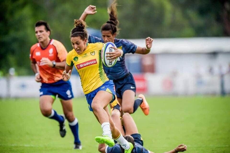 Haline Scratut rugby sevens brasil