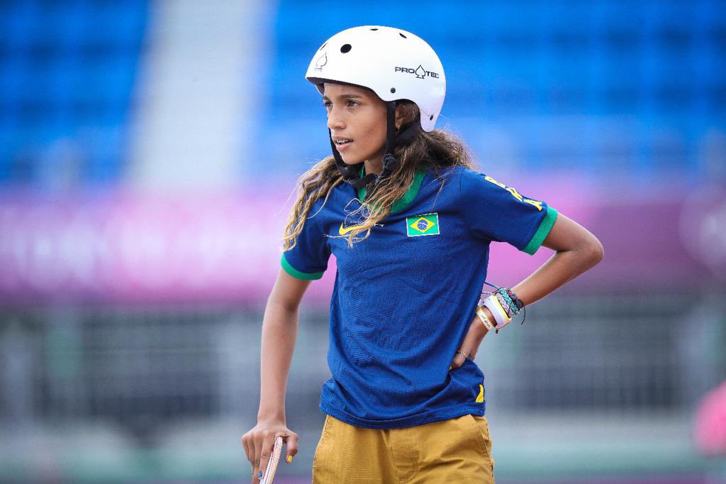 Rayssa Leal se torna a brasileira mais jovem a ganhar medalha em Olimpíadas