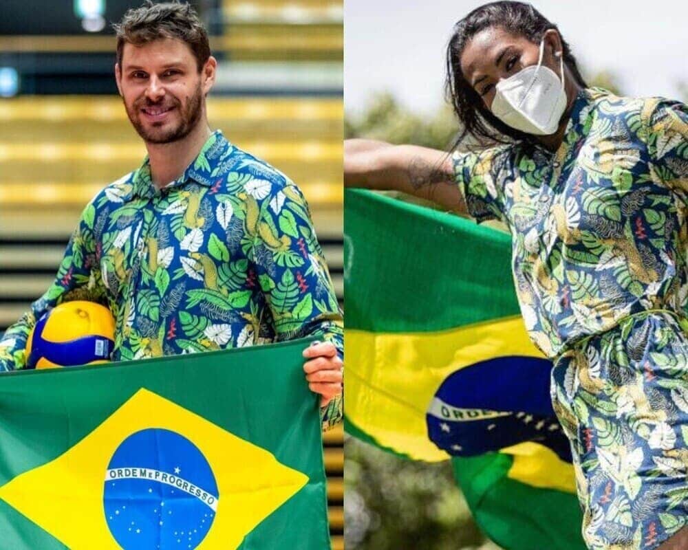 Bruninho e Ketleyn Barros serão os porta-bandeiras do Brasil nos Jogos de Tóquio