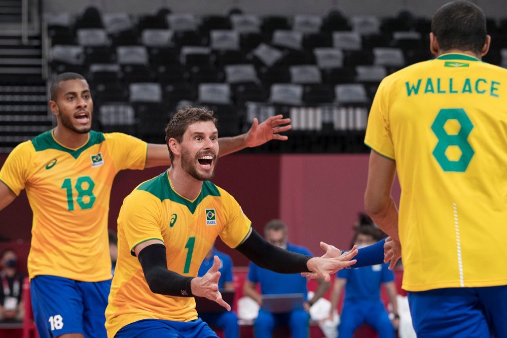 seleção brasileira brasil argentina virada vôlei masculino olimpíadas tóquio