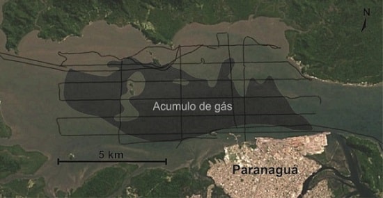 Evidências de acúmulo de gás metano são encontradas na Baía de Paranaguá; entenda