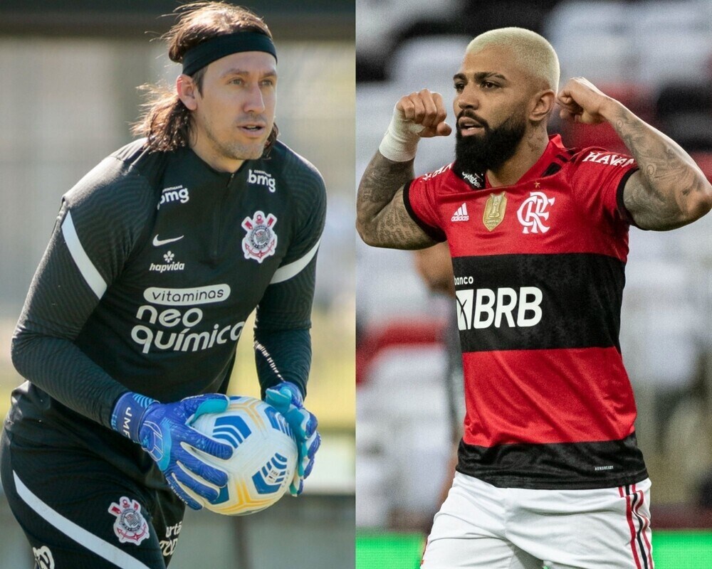 (Fotos: Rodrigo Coca/Ag. Corinthians e Alexandre Vidal/Flamengo)