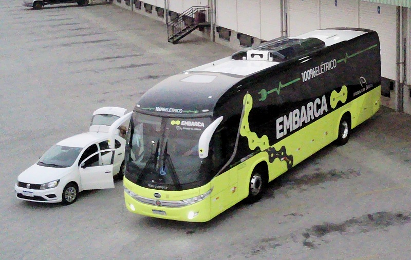 Trajeto entre Curitiba e Ponta Grossa será feito por ônibus elétrico