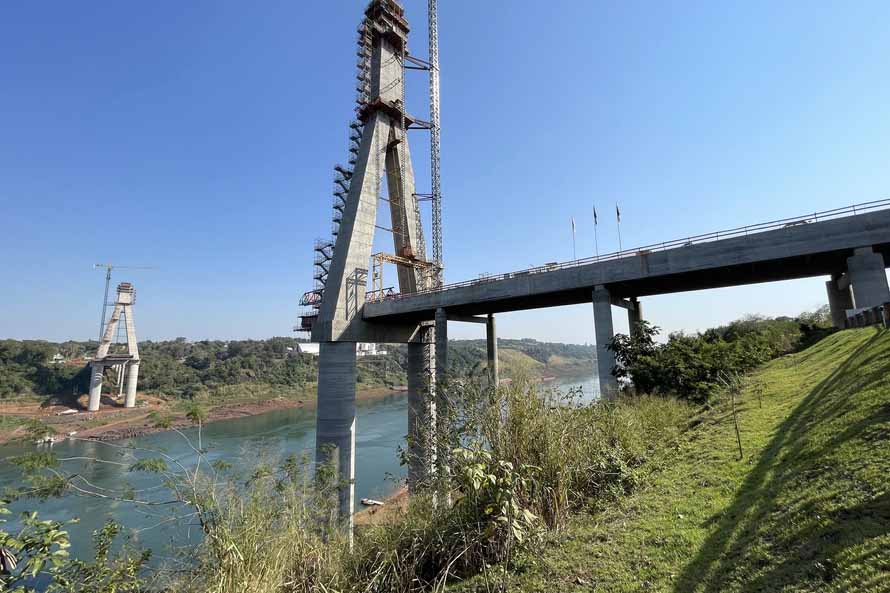 Ponte Brasil Paraguai  -  Foto: DER. Foto: Rodrigo Félix Leal/Seil
