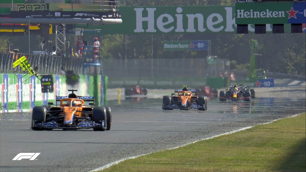 Ricciardo vence GP de Monza após acidente entre Hamilton e Verstappen