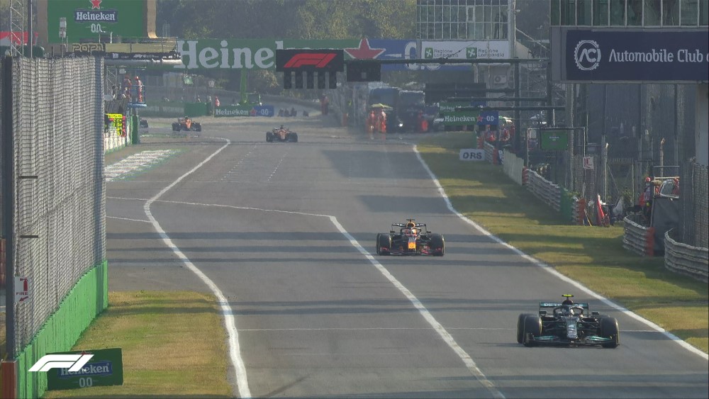 Bottas vence sprint race e Verstappen larga na pole no GP de Monza