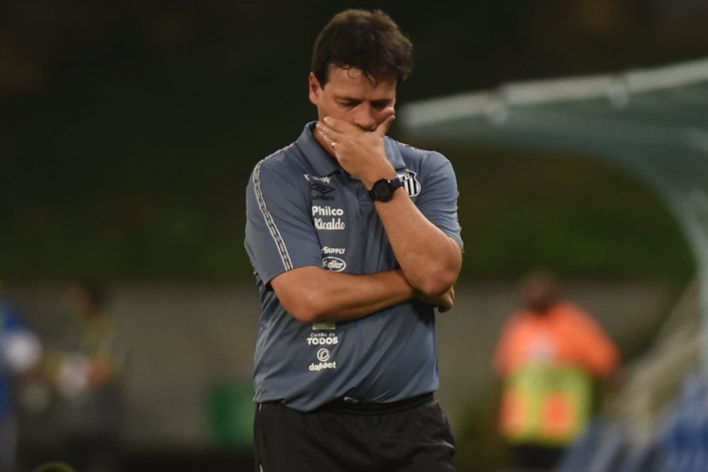 Santos demite técnico Fernando Diniz após se aproximar da zona de rebaixamento