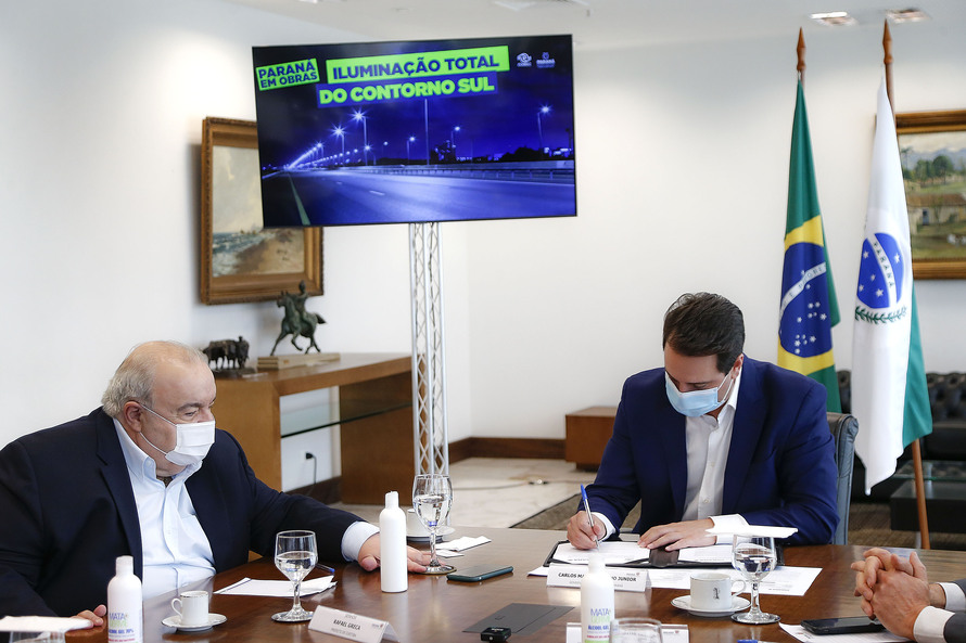 Governo do Paraná lança edital para nova iluminação no Contorno Sul de Curitiba