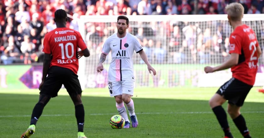 Com Messi e Neymar, PSG é derrotado pelo Rennes e perde invencibilidade na Ligue 1