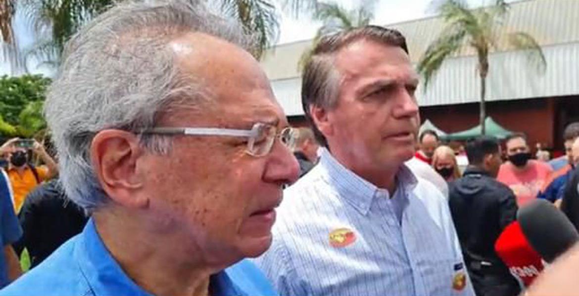 A gente vai sair junto, diz Bolsonaro ao lado de Guedes