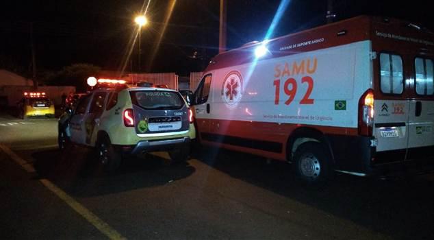 Briga de vizinhos motivada por caminhão estacionado termina com dois feridos, em Cascavel