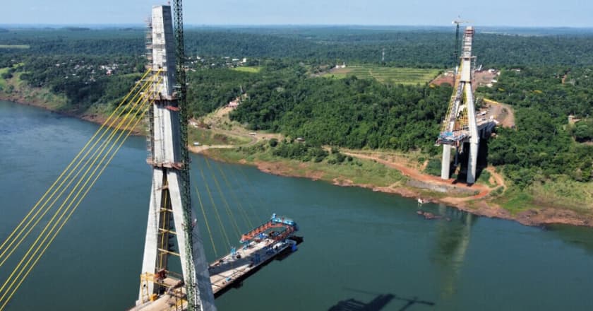 ponte da integração brasil paraguai obras