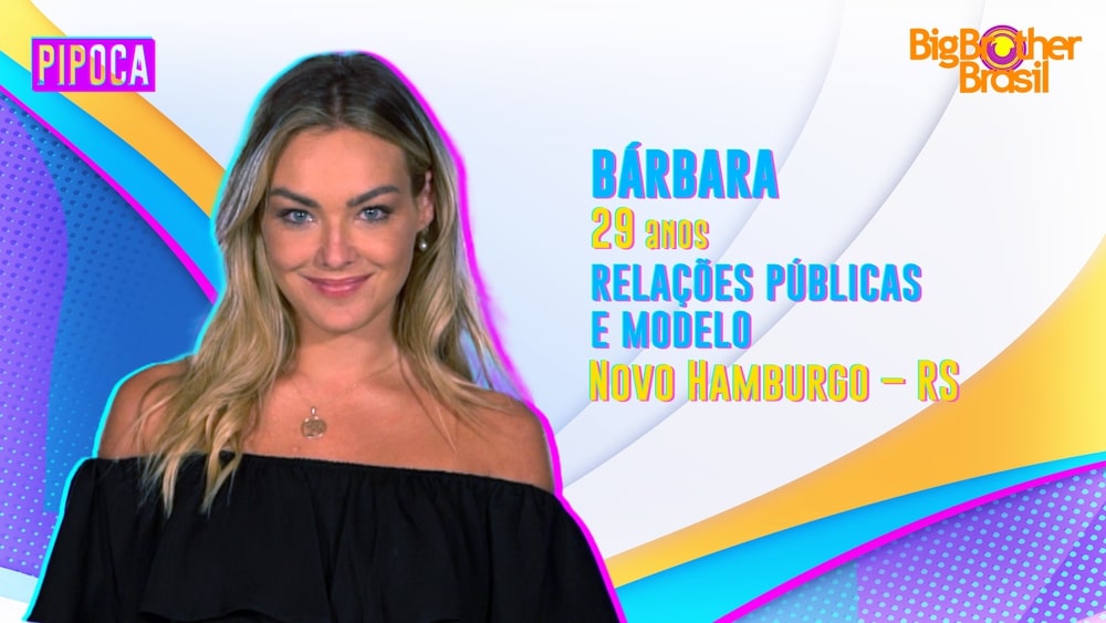 BBB 22: Bárbara, do grupo Pipoca, é a oitava confirmada do Big Brother Brasil