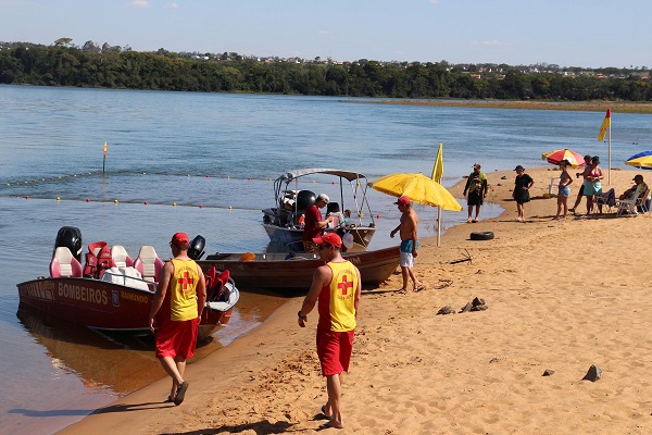 Rios também oferecem riscos de afogamentos, alerta Corpo de Bombeiros
